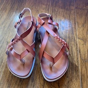 Not Rated Brown Sandals Size 6